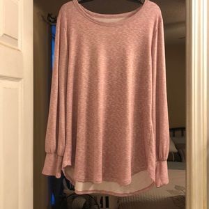 Nice pink long sleeve blouse